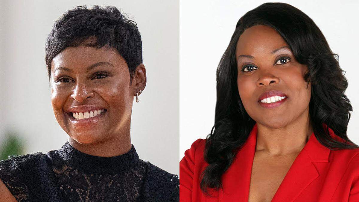 Melesa Johnson, left, and Tracey Chappell