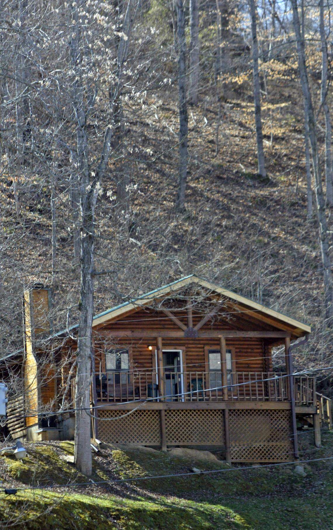Authorities said they thought Toby Young and John Manard picked this cabin based on its remoteness - it’s one of several log cabins that make up a fishing resort on Dale Hollow Lake.
