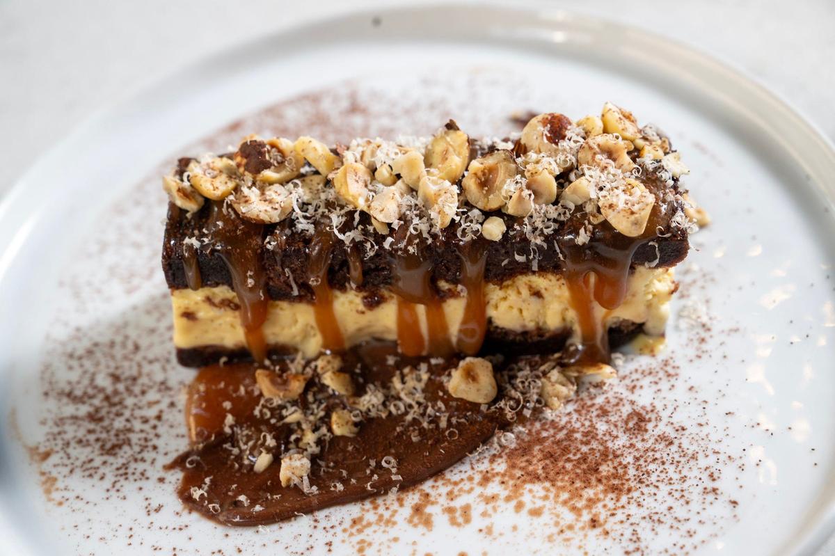 A must-try dessert: Hazelnut Semifreddo.