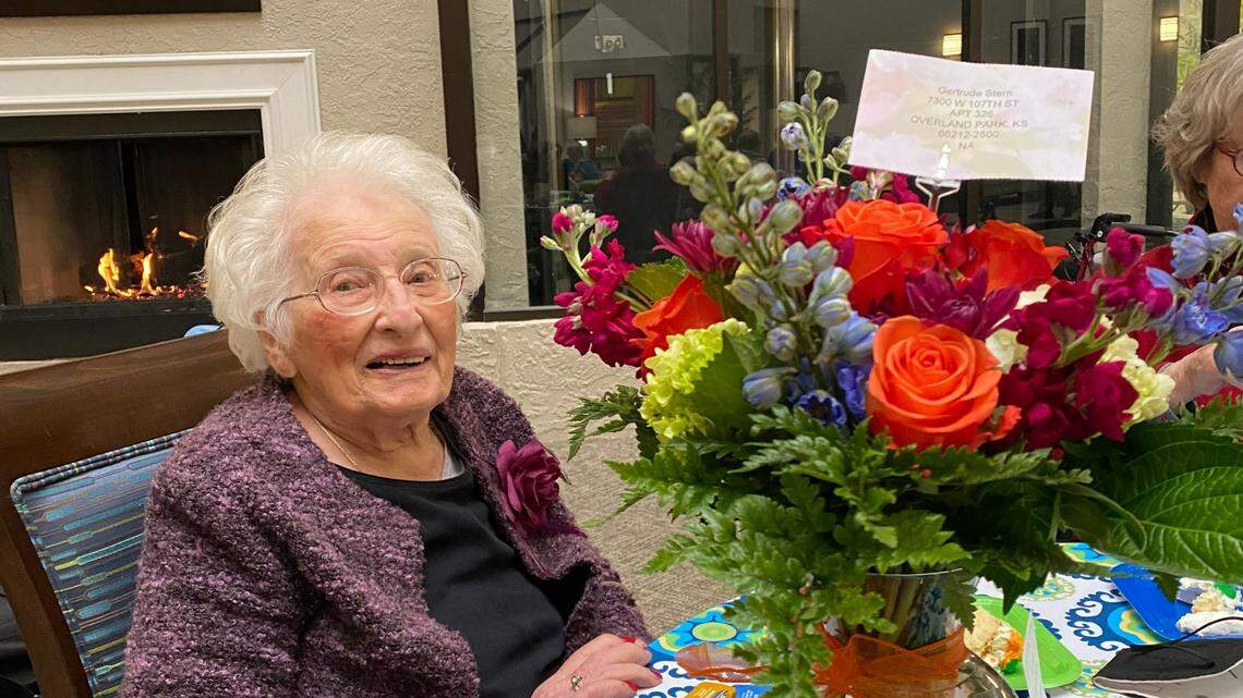 Gertrude Stern, the oldest person in Kansas, turned 112 on Feb. 27.