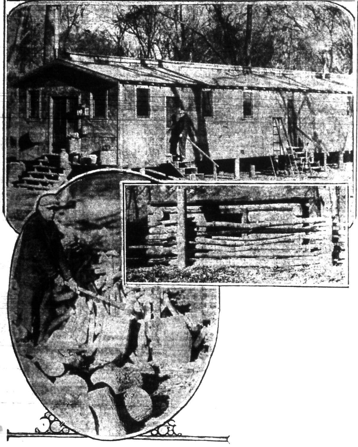 Kansas City Transient Camp Barracks are depicted in 1934.