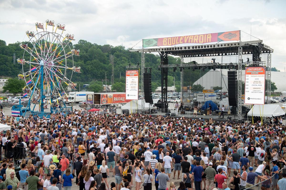 The 6th annual Boulevardia beer, food and music festival drew large crowd to the West Bottoms area from June 14-15 in 2019.