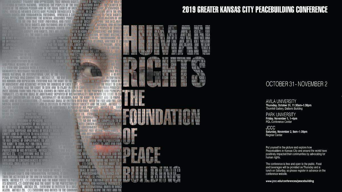 The annual Greater Kansas City Peacebuilding Conference begins Oct. 31.