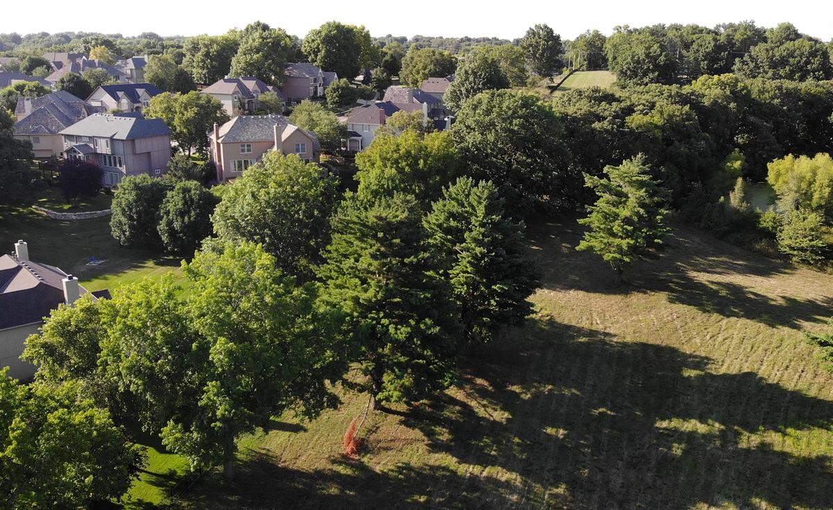 The Fairway Hills subdivison in Shawnee sits adjacent to the former Kenneth Smith property that once featured a golf course and club-making facility. A developer has plans to develop the 60-acres with 92 luxury homes on the property.