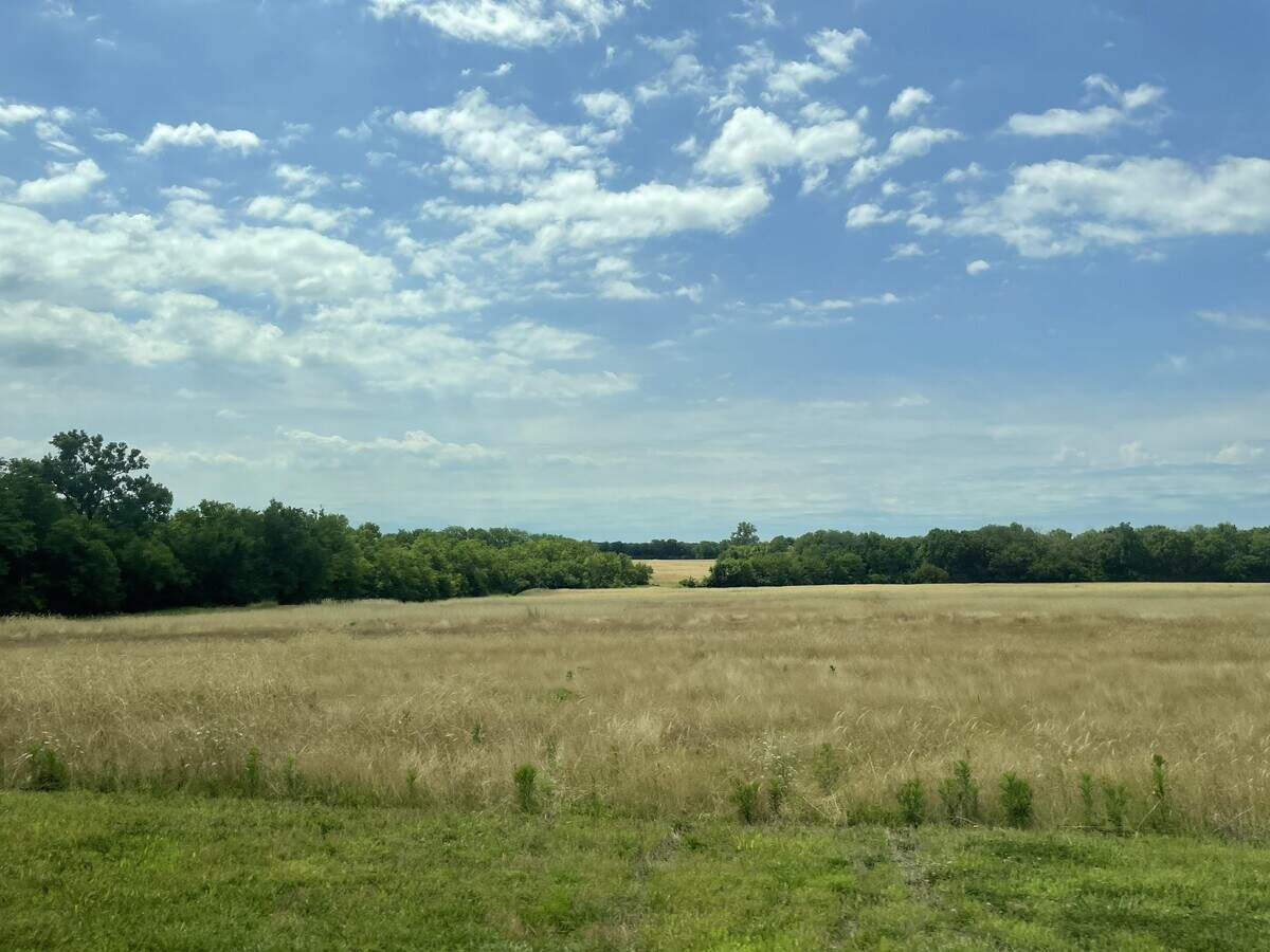 A 500-acre property off 203rd Street in Peculiar, Missouri, on June 16, 2026. Data center company Diode eyed the site for a hyper scale data center just two years ago, although the city ultimately wrote data centers out of its zoning code.