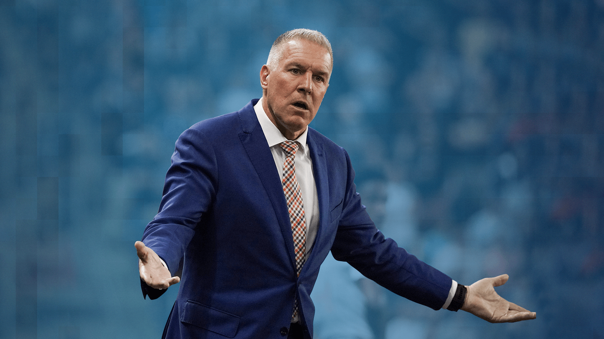 Sporting KC manager Peter Vermes.