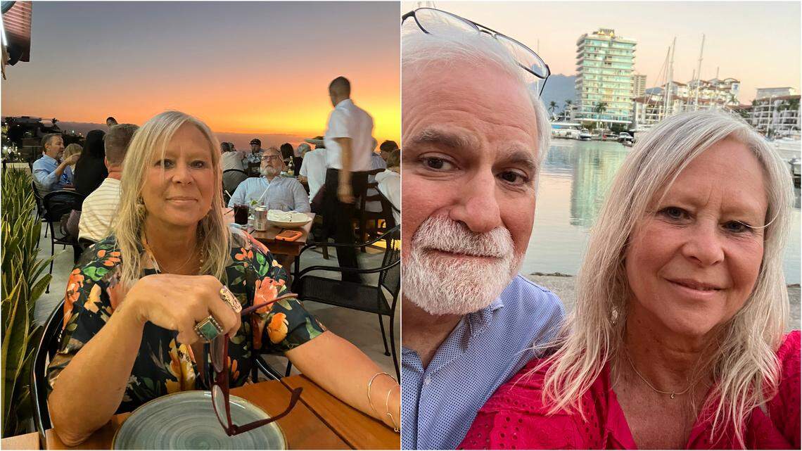 Kansas City Star columnist Vahe Gregorian and his wife, Cindy, in Puerto Vallarta during February 2026.