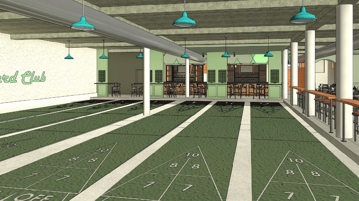 A rendering of Larks, soon to open in the West Bottoms.