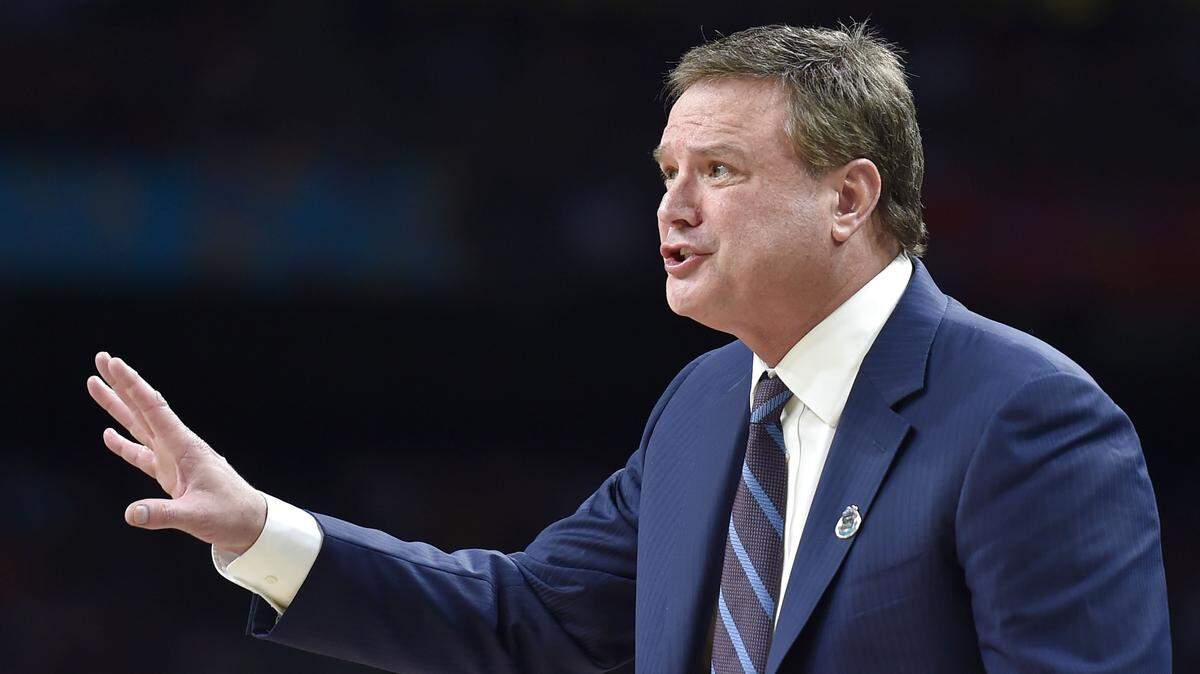Kansas head basketball coach Bill Self