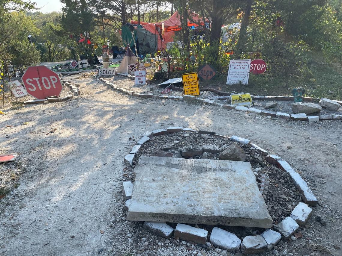 A woman said she lost her house after her landlord died and the property was sold. She ended up at a homeless camp in south Kansas City.