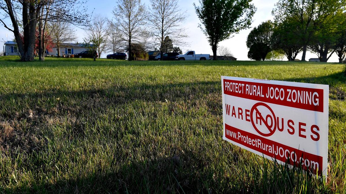 Kansas Attorney General Kris Kobach is suing the city of Edgerton over annexations for its sprawling industrial park. Residents have been fighting the growth for years.