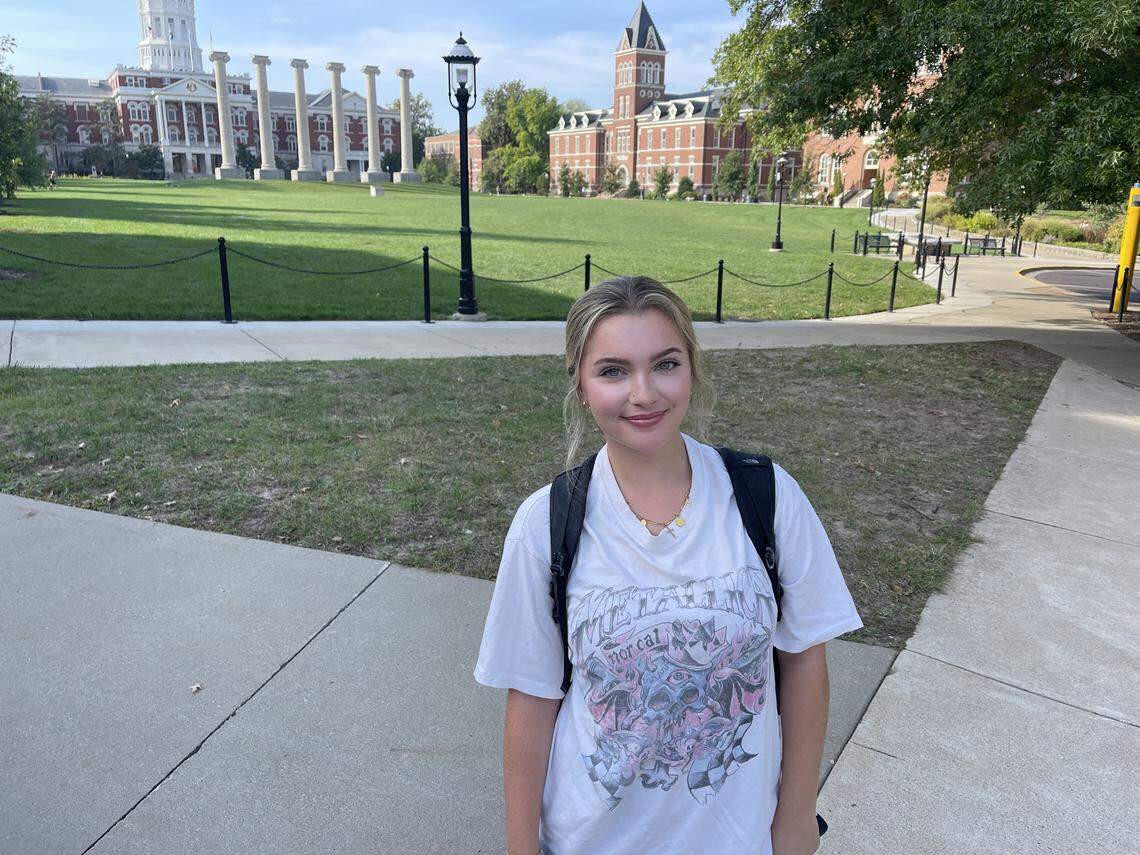 Mia Kravitz, a junior English major at the University of Missouri, spoke with The Star after a fatal shooting near the university’s campus in downtown Columbia.