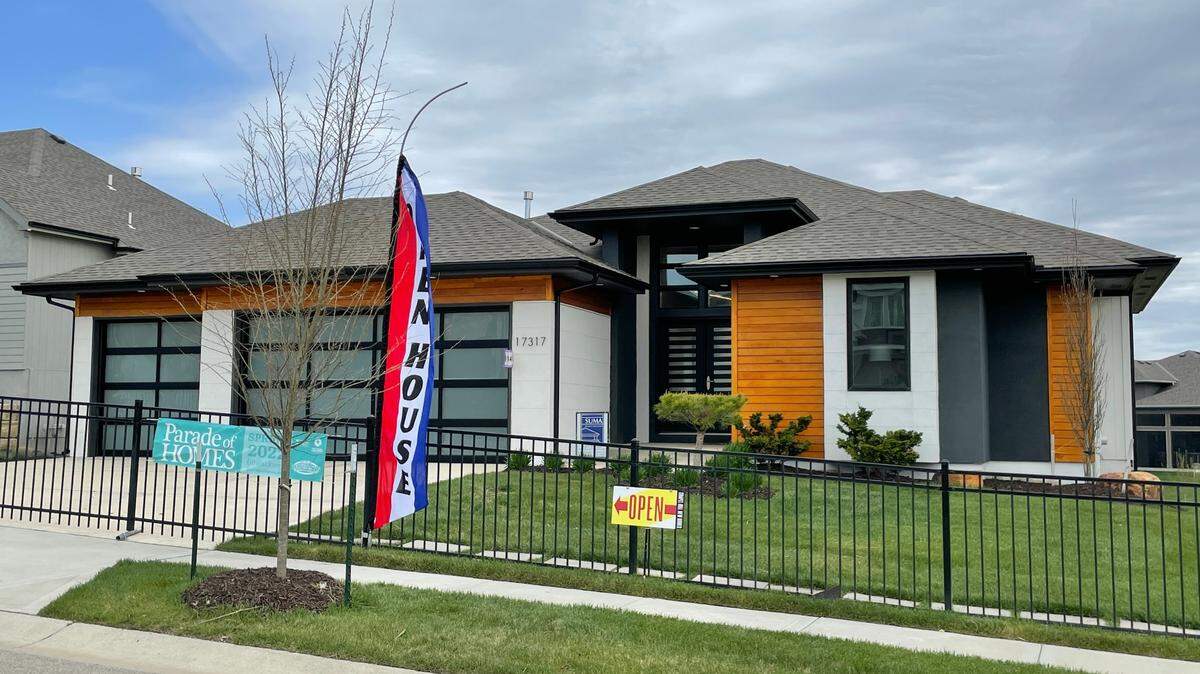 Suma Design & Construction features the Santa Claire R3 reverse 1½-story located in a model row at 17317 Bradshaw St. A midcentury-modern motif is on display inside and out. Model homes are open today until 5 PM.