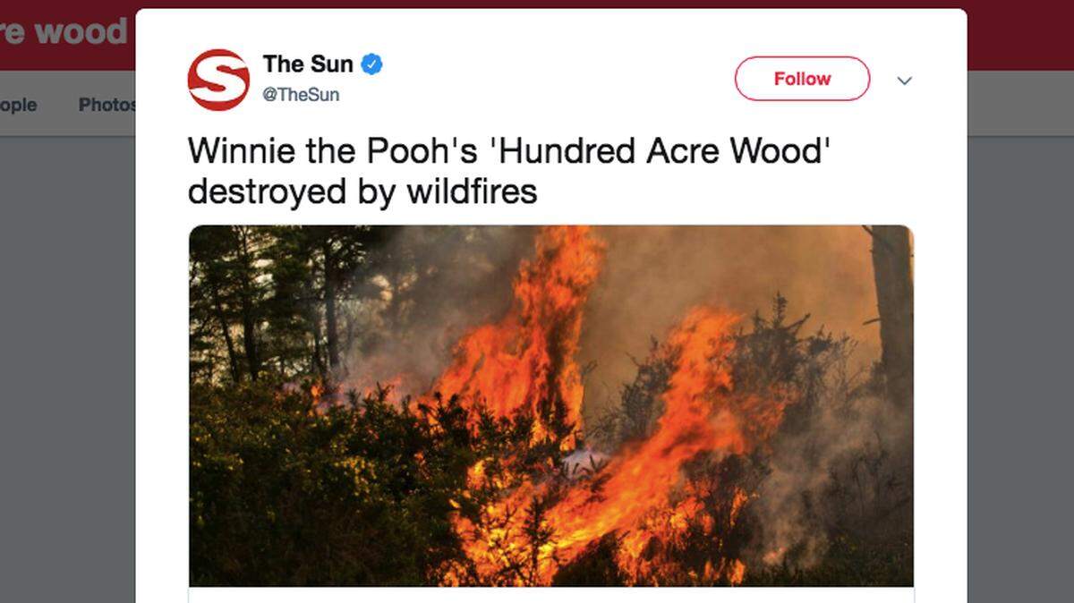 Firefighters spent more than seven hours on the blaze, Britain’s The Sun reported.