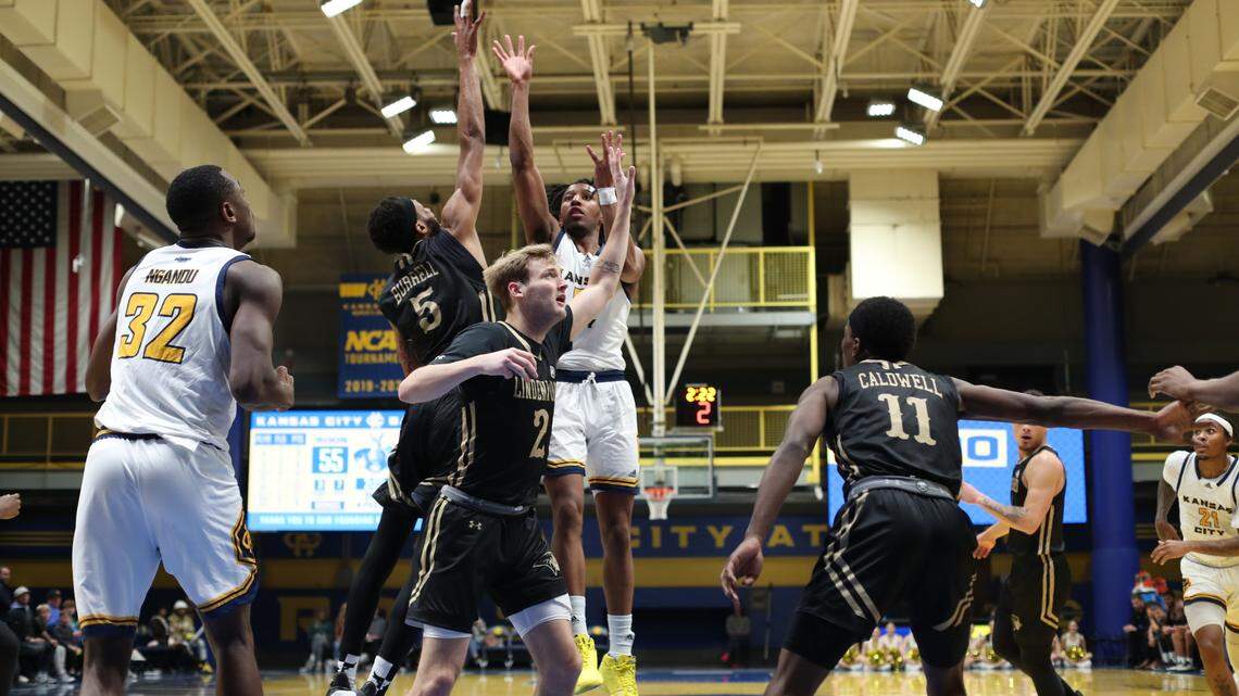 A look at UMKC’s Swinney Center during a 2022-23 game between the KC Roos and Lindenwood on Dec. 3, 2022. The Roos won 61-47.