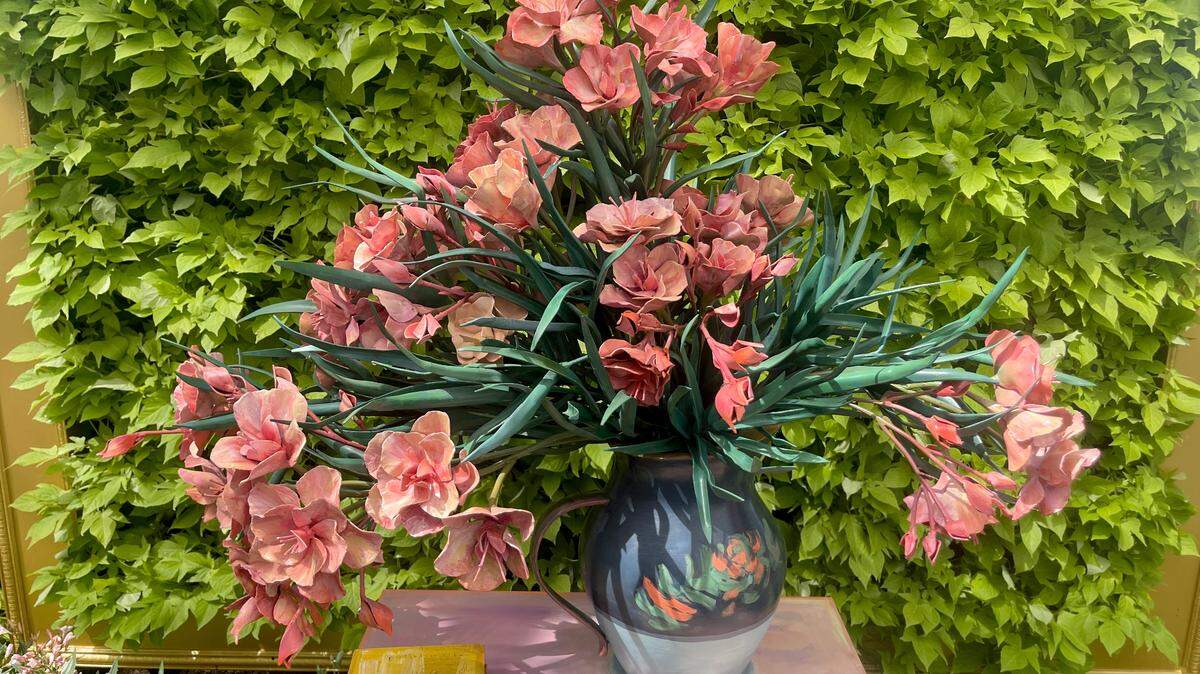 Oleanders by Amie Jacobsen on display in the New York Botanical Garden