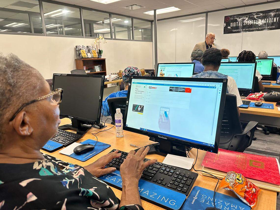 Phyllis Banton, 74, retired from the federal government after working as an administrative secretary, she said she plans to continue with the classes for as long as she can, until she starts attending school to get a degree.