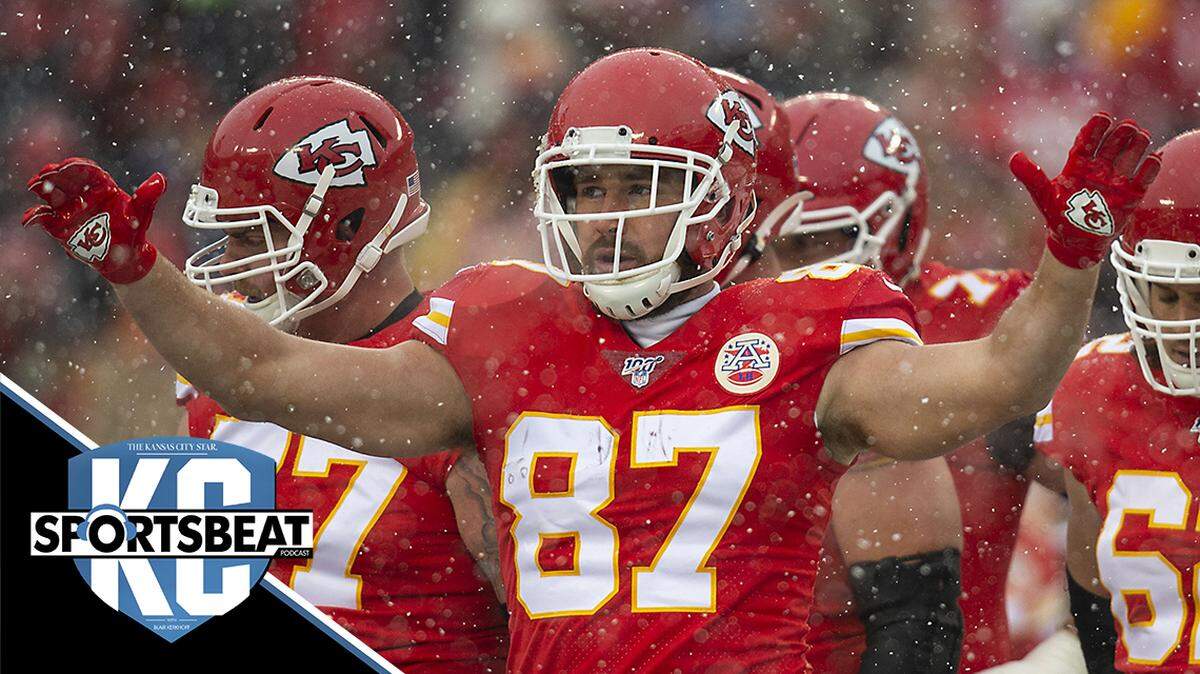 Travis Kelce was one of the stars as the Chiefs pounded the Broncos Sunday.
