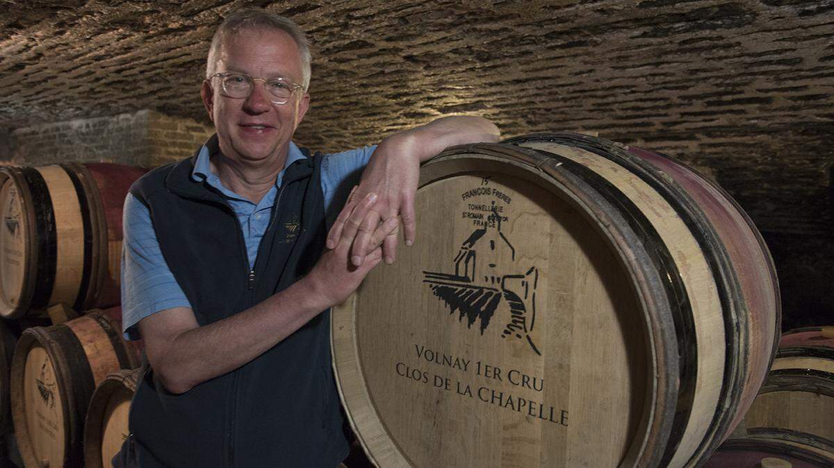 Mark O’Connell, a Johnson County native, now owns enough vineyards to produce about 1,600 cases of white and red Burgundy.