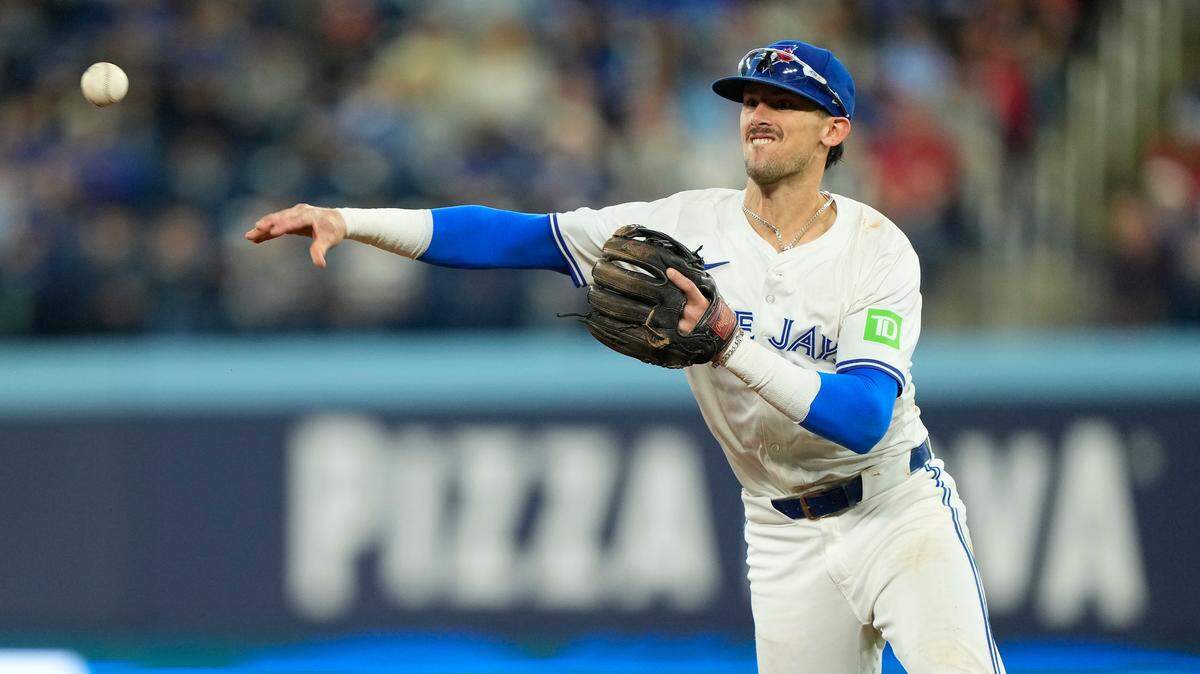 Cavan Biggio appeared in 44 games with the Blue Jays in 2024.