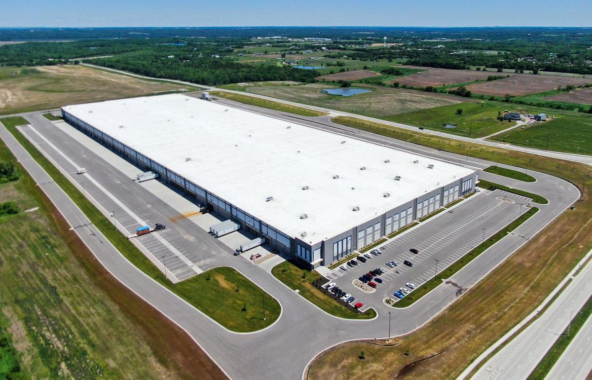 The Flint Commerce Center, a a 1-million-square-foot distribution center located at 10200 Edgerton Road, is just west of the Panasonic EV battery plant, near the Astra Enterprise Park. Housing is planned for the area east of the center.