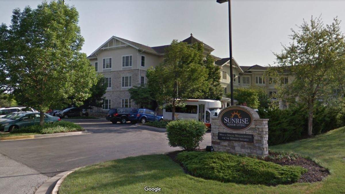 Carolyn Wisecarver of Johnson County has sued Sunrise Assisted Living of Lenexa alleging her husband, Elmer “Joe” Wisecarver, died after mistakenly drinking dishwashing detergent thinking it was cranberry juice in November 2021. This Google Maps Street View image is from 2018.