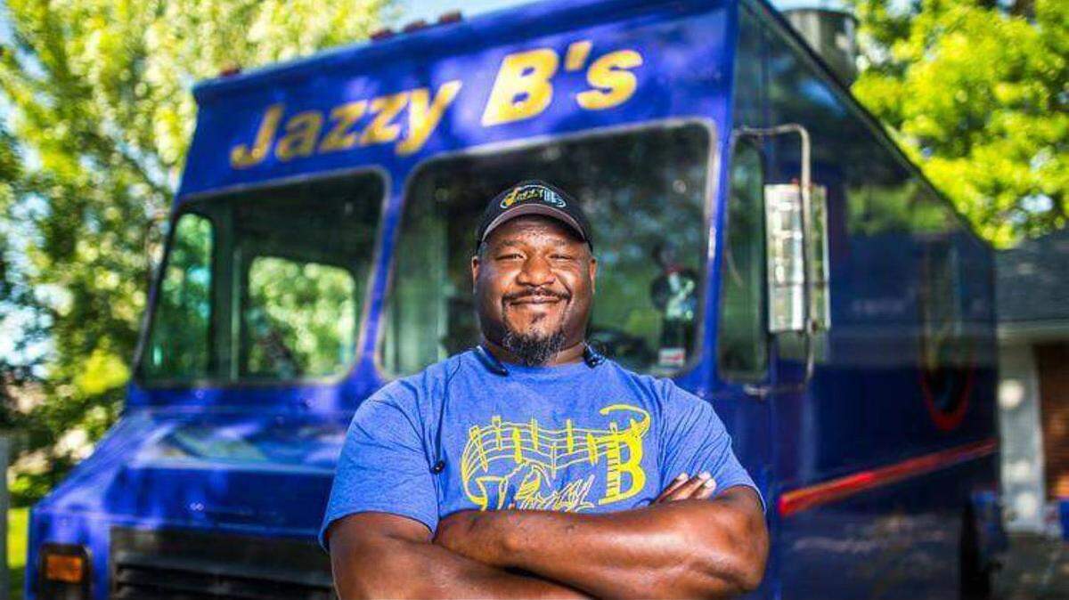 Entrepreneur Brandon Simpson, owner of Jazzy B’s Diner, decided to start his business when he was laid off during the economic downturn of the Great Recession.