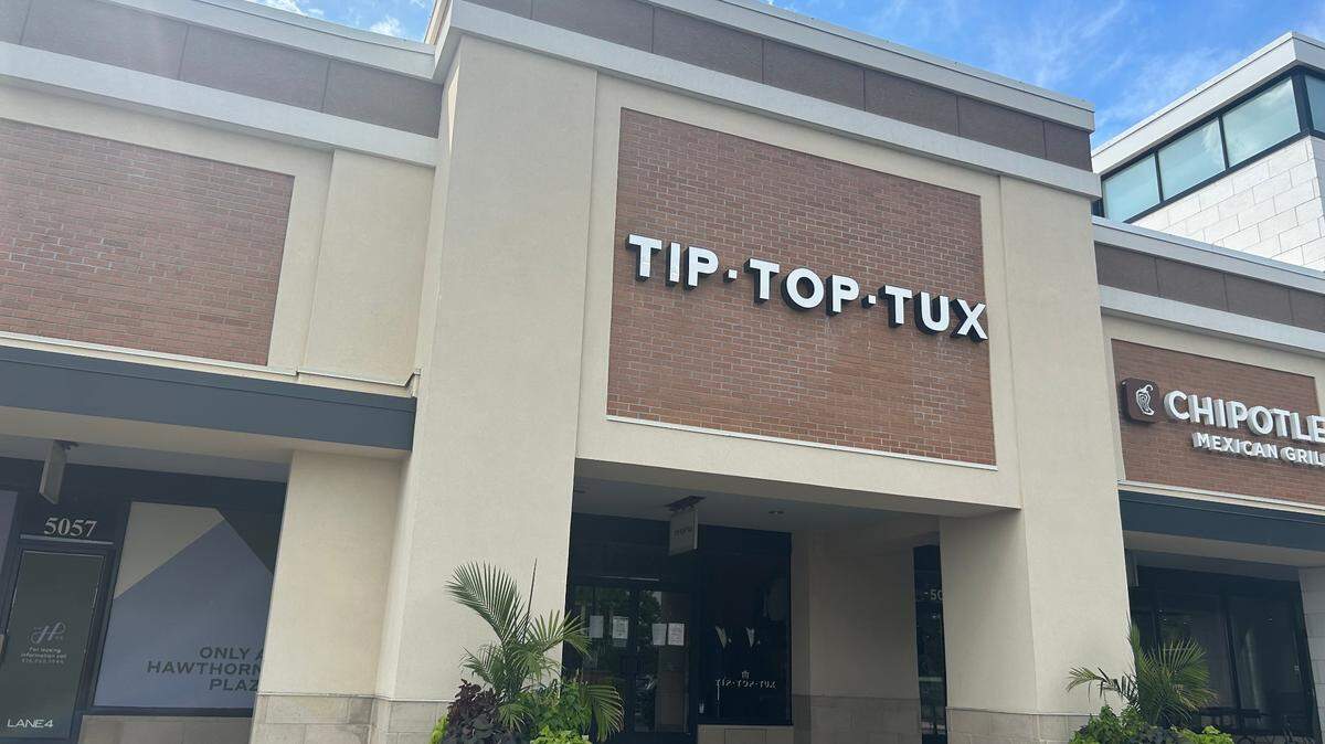 Tip Top Tux’s Overland Park store is closed. It appears the company has shut down overnight.