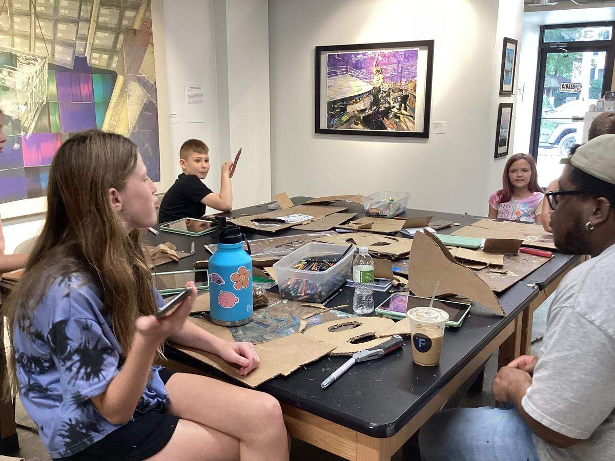 A camp on 3-D art was a hit at the Art School in downtown Lee’s Summit.