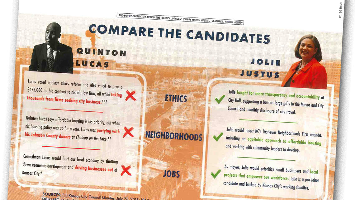 Lucas condemns dark, grainy photo in campaign mail produced by pro-Justus labor PAC