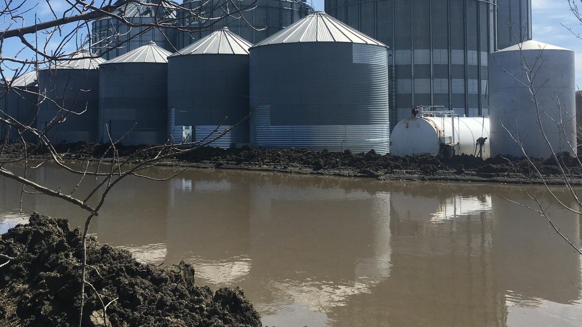 A farm near Craig, Mo. during the March floods.