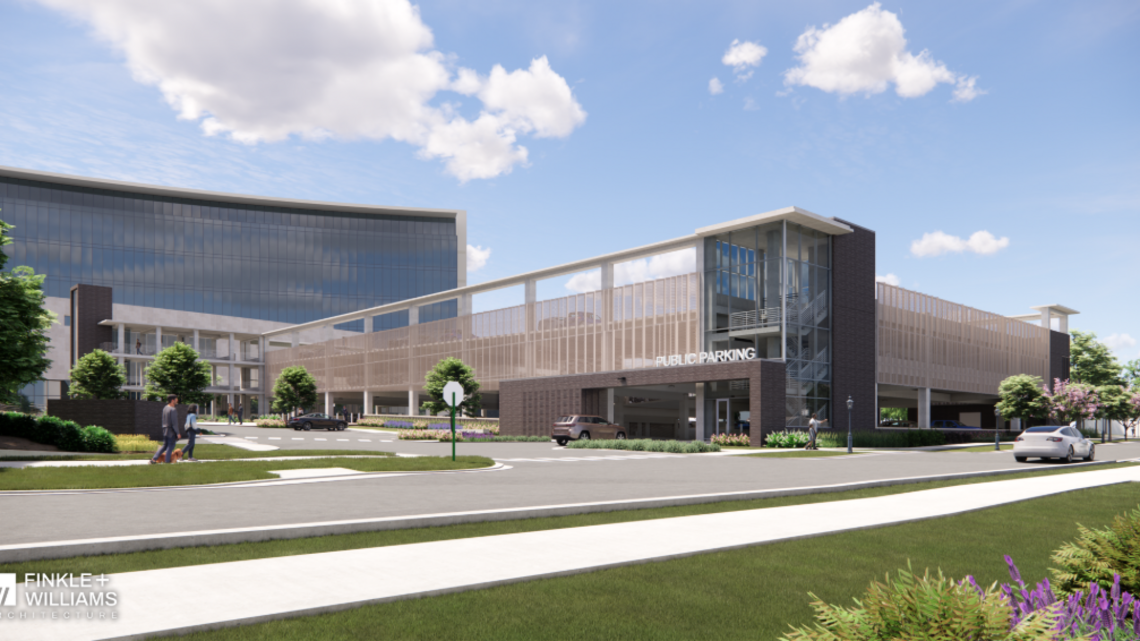 A new parking garage with over 370 spaces is coming to downtown Olathe. See details