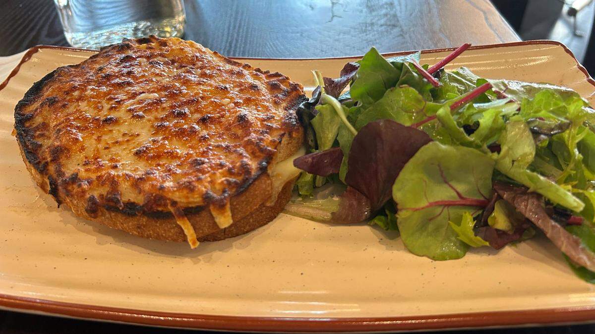 The croque monsieur (French ham, guyere cheese and bechamel on sourdough bread) is on Aixois’ lunch menu. A location just opened in Leawood’s Park Place.