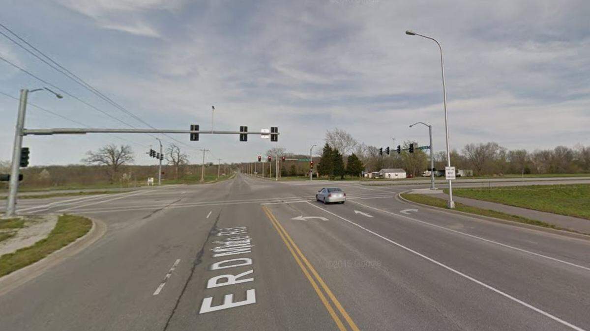 One person was killed in a wreck Sunday at Little Blue Parkway and RD Mize Road in Independence, according to police. This Google Maps Street View image was taken in the area in April 2013.