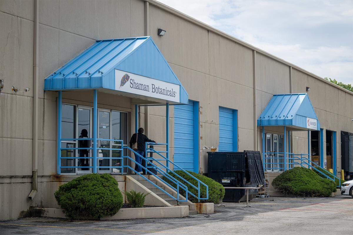 Shaman Botanicals, an American Shaman manufacturing facility located at 2461 and 2475 N.W. Tolleson Road, in Riverside, Missouri, on Tuesday, Sept. 2, 2025.