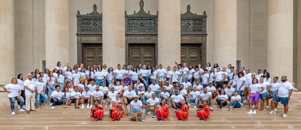 “Yes, people want to win and be called the best, but the awards provide a lot of opportunities for recognition and visibility for businesses to build,” says creator and organizer Terrell Ray. Ahead of the People’s Choice Awards, many of the nominees gathered for a group photo at the Nelson-Atkins.