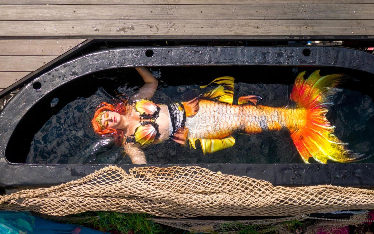 As a little girl, Aurora Rose Watkins, dreamed of becoming a mermaid. As an entrepreneur, she’s been a mermaid for the past 11 years. “It is my full time occupation, believe it or not,” said Watkins, who was in character as Mermaid Nellie, during a promotional video shoot for her business, The Storybook Forest.