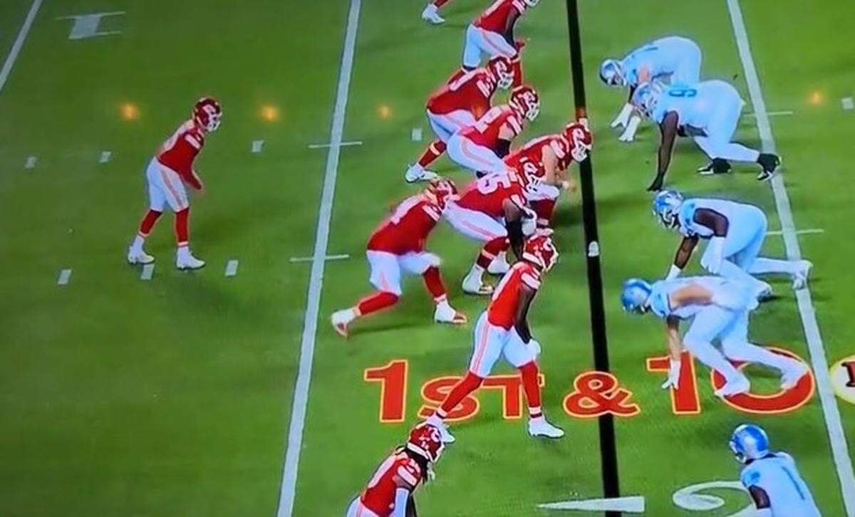 Jawaan Taylor’s positioning on the Chiefs offensive line was a talking point during Thursday’s game.