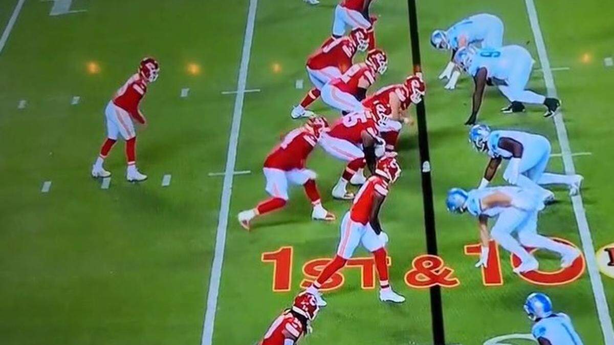 Jawaan Taylor’s positioning on the Chiefs offensive line was a talking point during Thursday’s game.