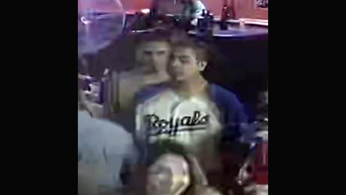 This photo, from surveillance video inside the Tequila KC bar on the night of the shooting, shows one of the suspects.