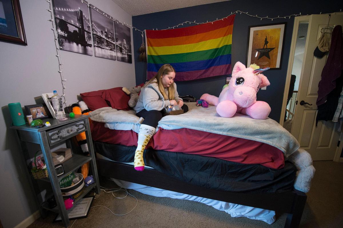 In her Smithville bedroom, Jordyn Walker thumbs through a box of movie ticket stubs, Playbills and other cherished memories. Jordyn, struck blind in December, is pushing ahead with a positive outlook. “I always try to look for the bright side of things,” she says.