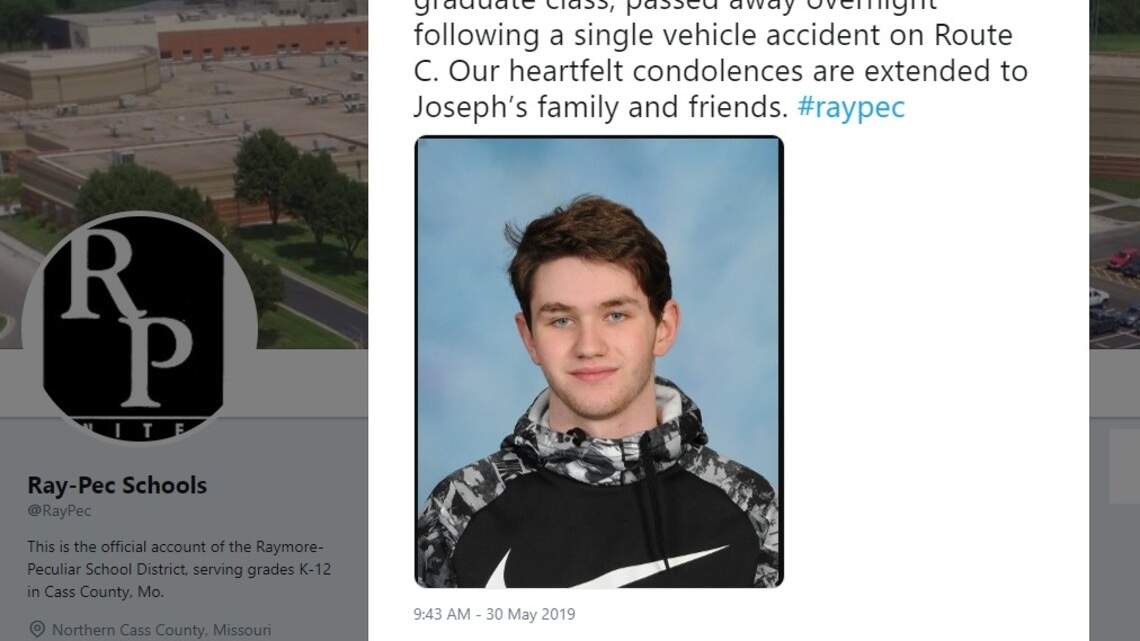 Raymore-Peculiar High School grad dies after one-vehicle crash in Cass County