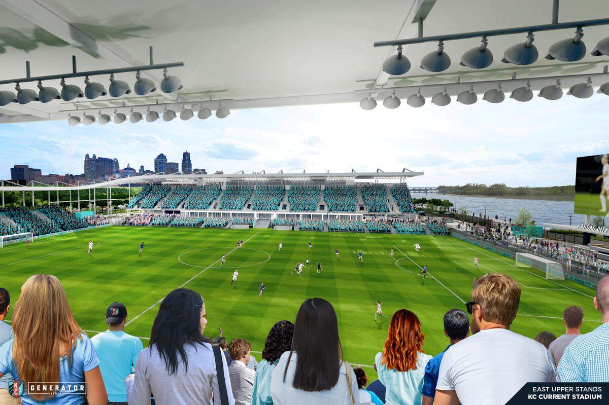 East upper stands