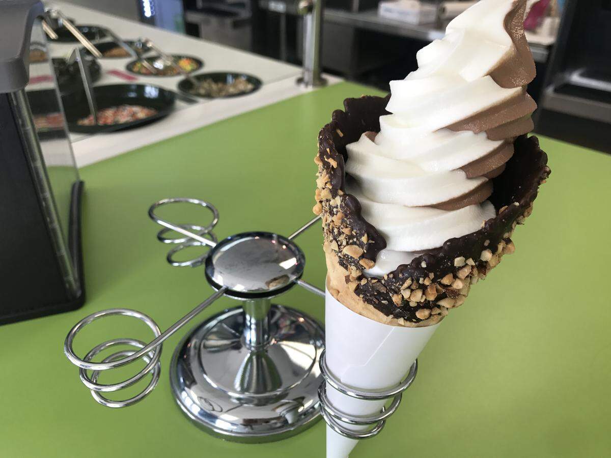 The new Chill in the Village has such ice cream flavors as Play Dough, Puppy Chow and Peanut Butter Brownie