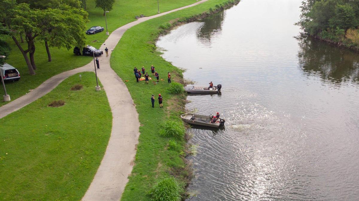 The body of a man who jumped into Brush Creek while fleeing police Thursday night was recovered Friday morning by search and rescue teams. Officers attempted to make contact with the man based on reports from earlier in the afternoon about a domestic disturbance nearby, according to police.