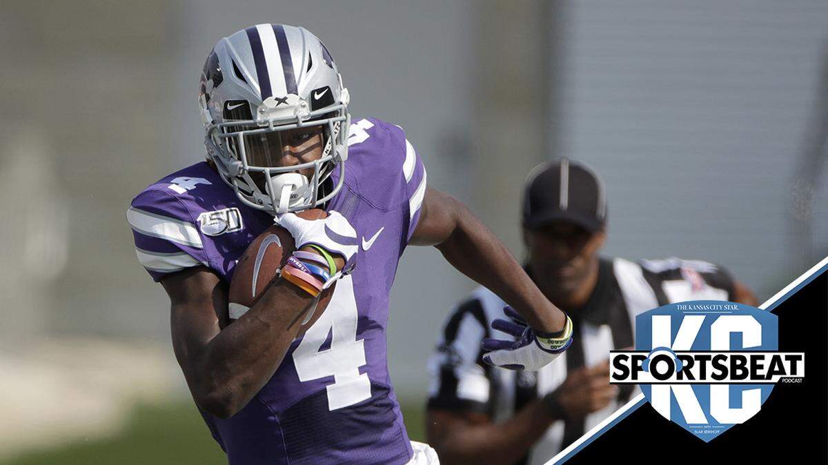 Kansas State wide receiver Malik Knowles (4) runs during the first half of an NCAA college football game against Bowling Green Saturday, Sept. 7, 2019, in Manhattan, Kan. (AP Photo/Charlie Riedel)