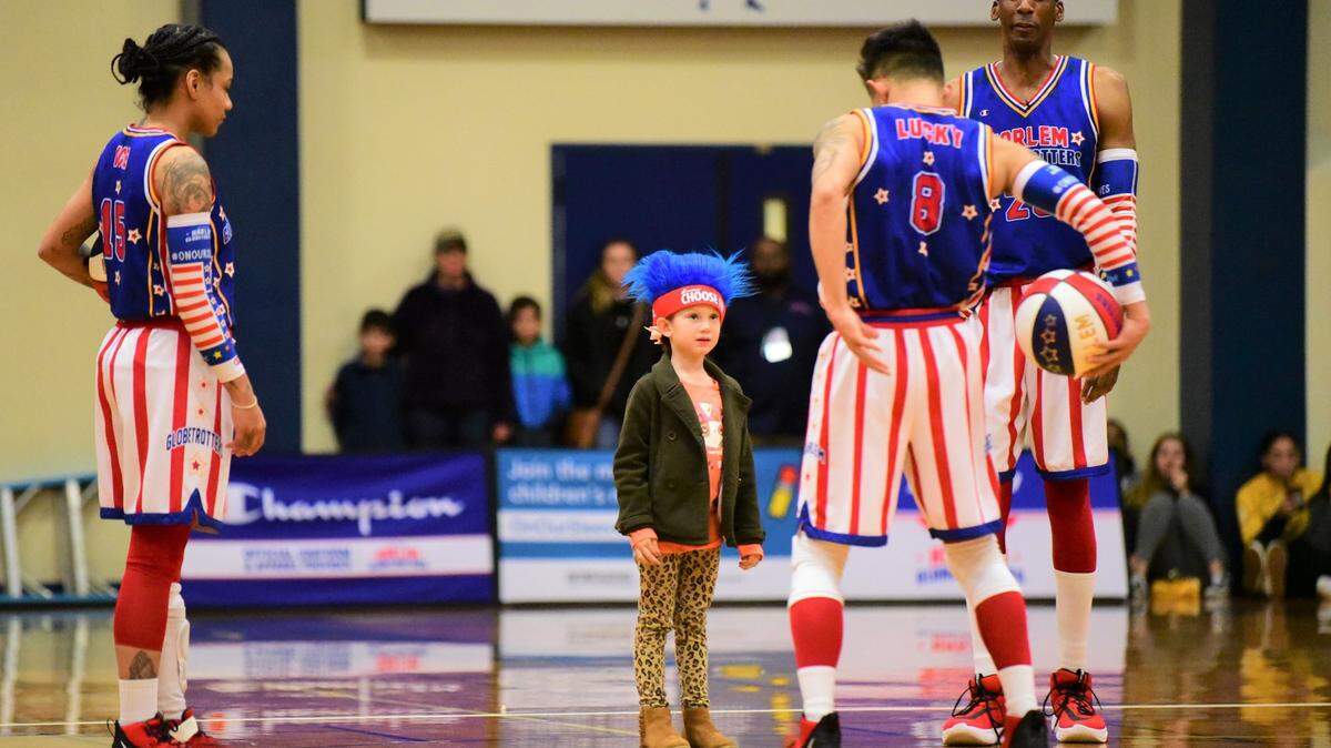 The Harlem Globetrotters will be at Intrust Bank Arena on Friday.