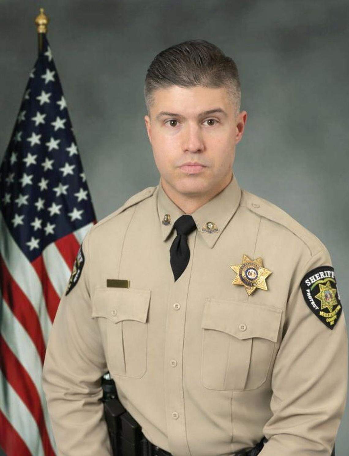 Christian County, Missouri, Sheriff Deputy Michael Hislope, 40, was fatally shot early Tuesday in a shootout with a suspect accused of fatally shooting fellow deputy Gabriel Ramirez during a traffic stop hours earlier. Hislope joined the department on Oct. 28, 2019.