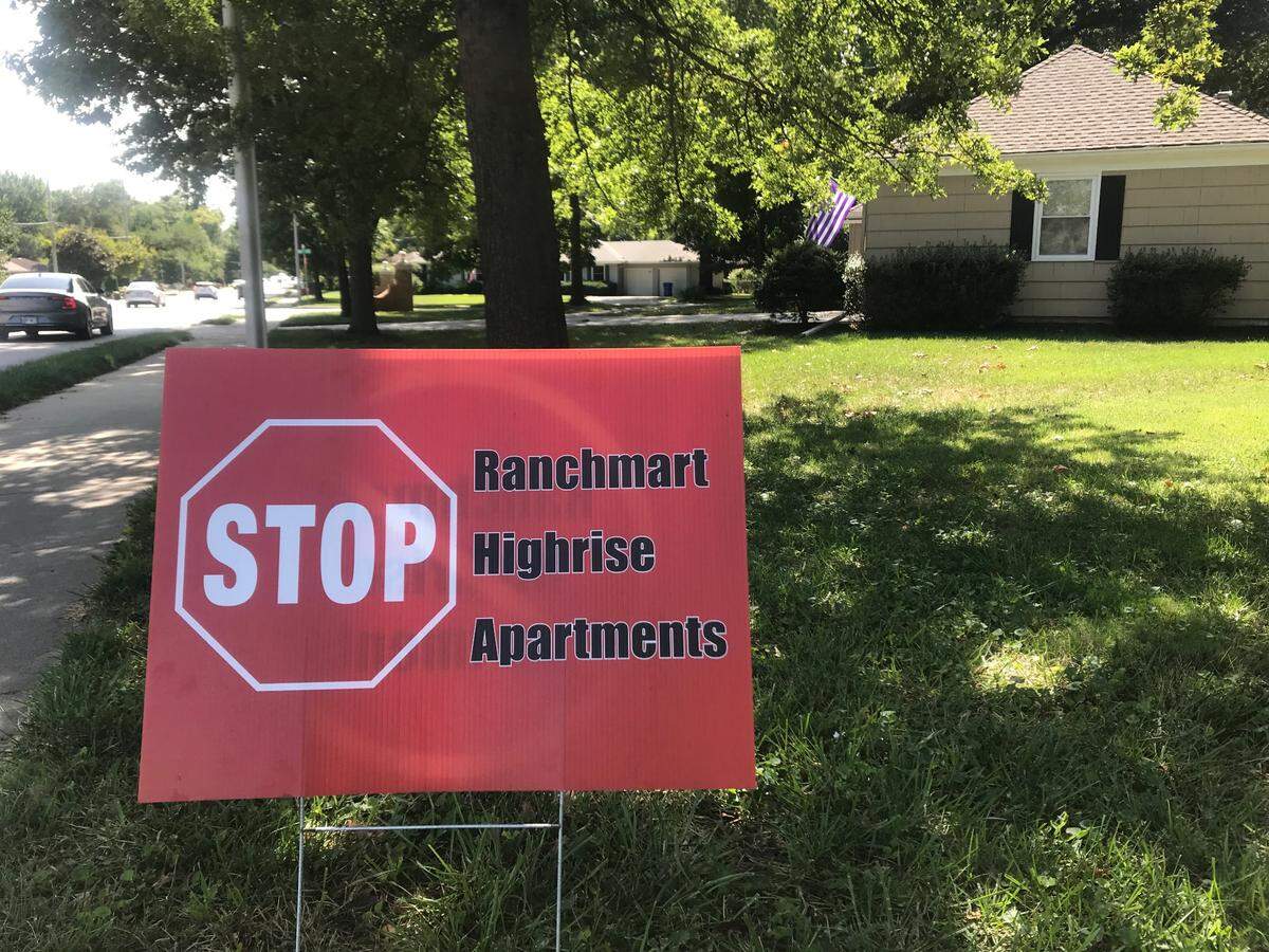 More than 300 people have signed a petition, voicing opposition to a proposed apartment complex at the Ranch Mart South shopping center at 95th Street and Mission Road in Overland Park.