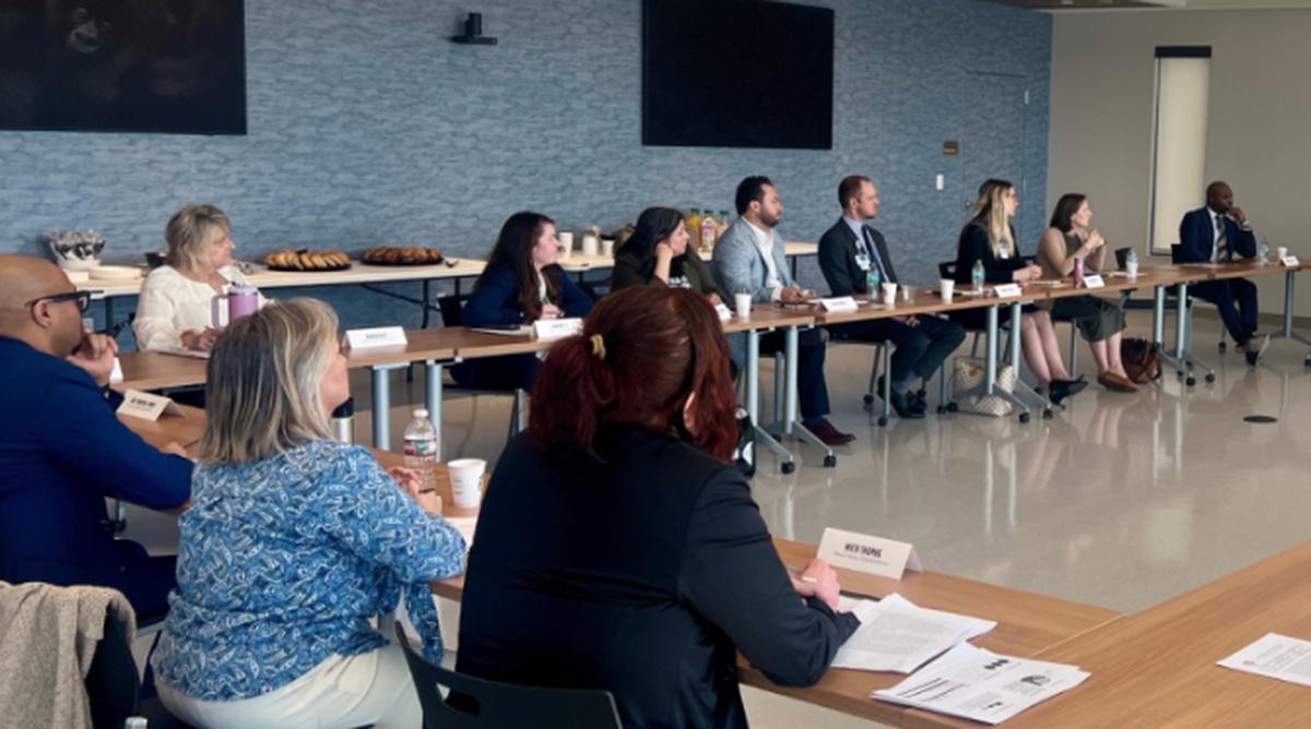 More than two dozen health and community leaders, state lawmakers and city leaders joined the discussion.